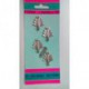GANCIO X QUADRO IRIS PICC. ARGENTO SK. 4 PZ.