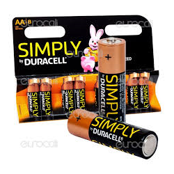 DURACELL SIMPLY ALCALINA STILO BL 8 PZ MN150